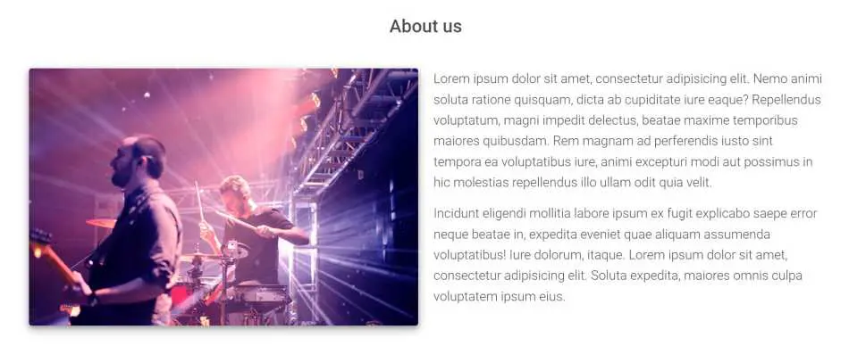 Bootstrap 5 Industries Band Design Block