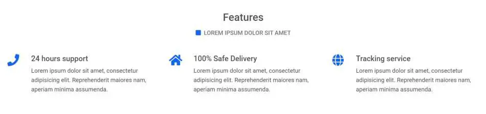 Bootstrap 5 Industries Transport Design Block